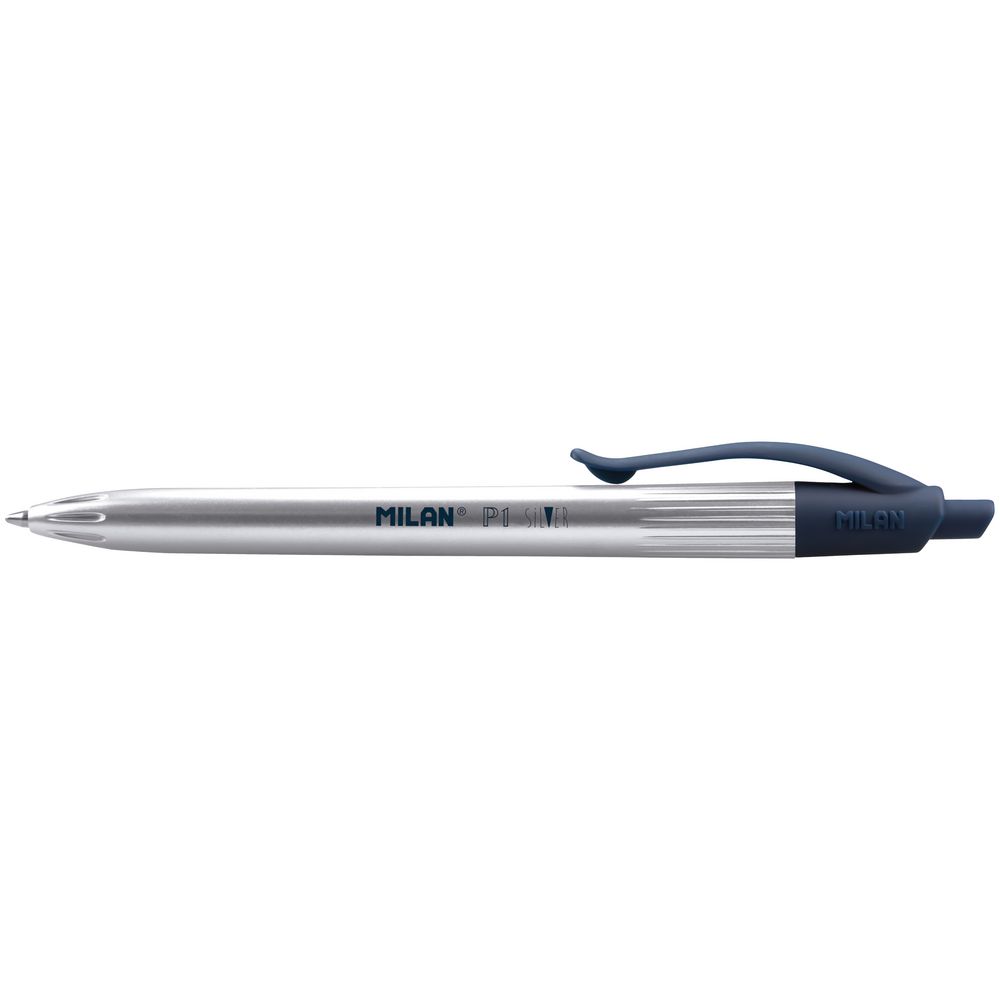 Milan P1 Silver Edition Ballpoint Pen 1.0mm Assorted
