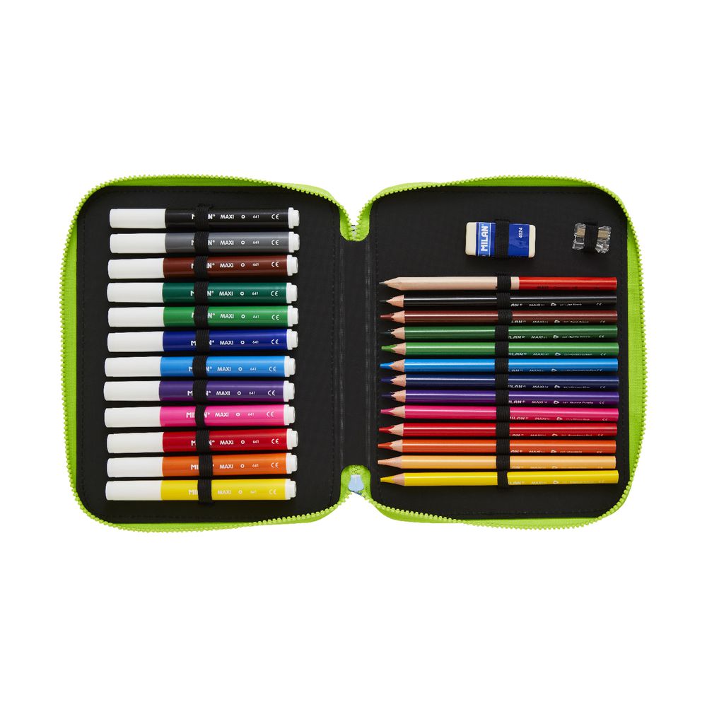 Milan Maxi Pencil Case Set Penguins