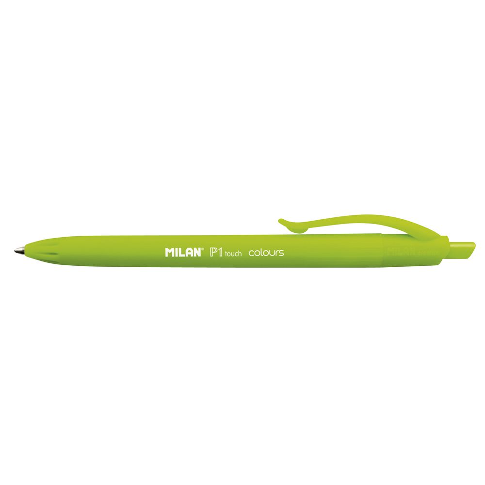 Milan P1 Touch Coloured Retractable Ballpoint Pens 5 Pack