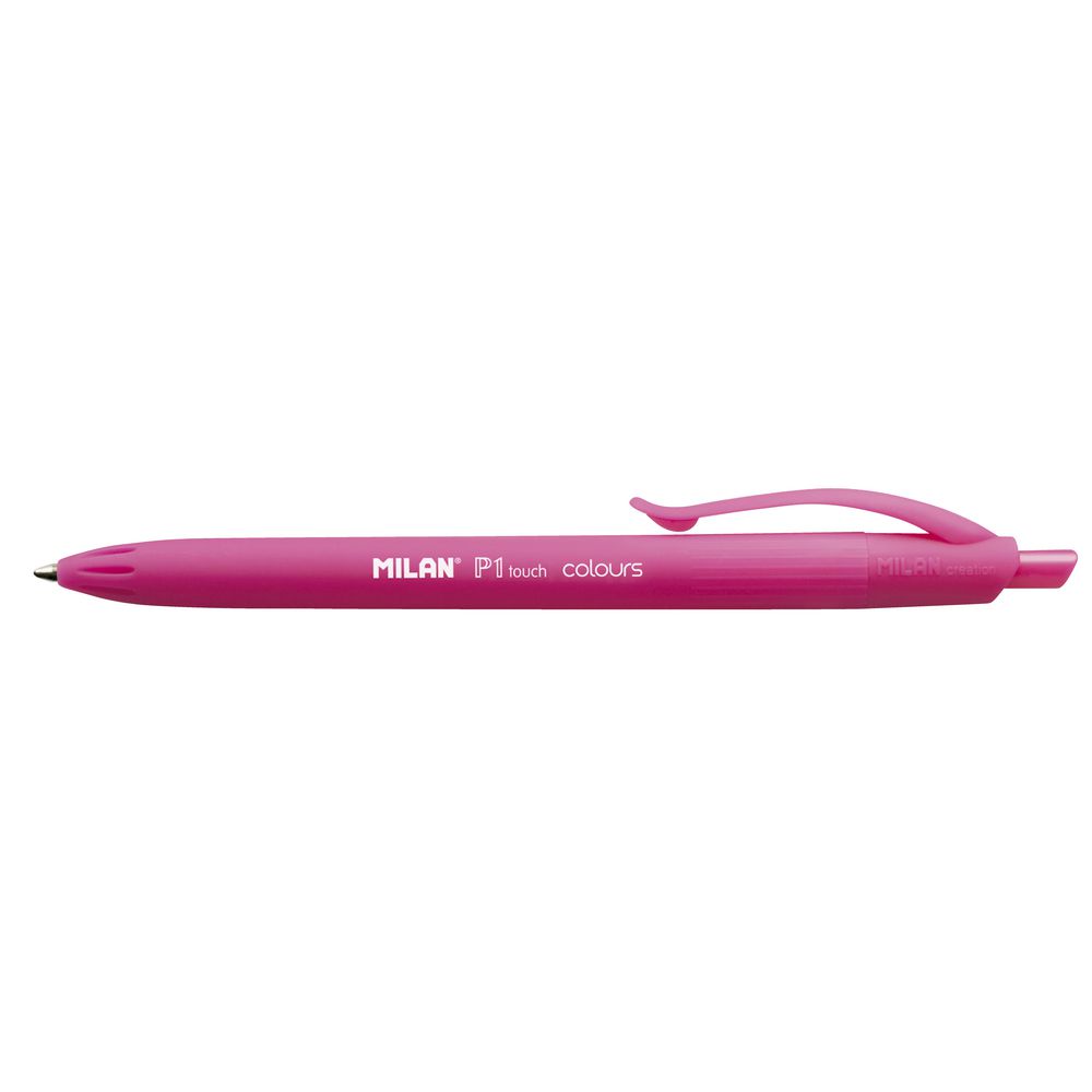 Milan P1 Touch Coloured Retractable Ballpoint Pens 5 Pack