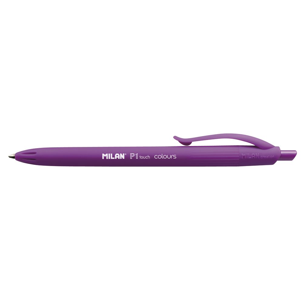Milan P1 Touch Coloured Retractable Ballpoint Pens 5 Pack
