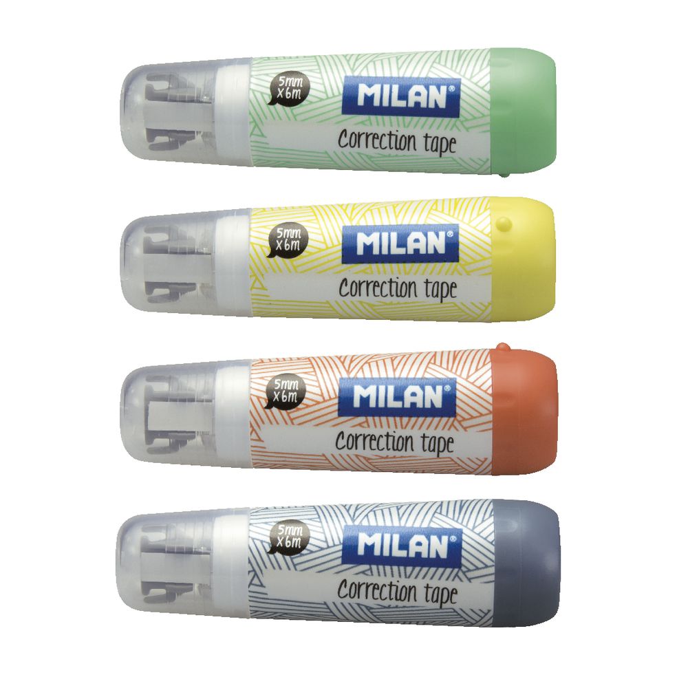 Milan Mini Correction Tape 5mm x 6m Officeworks