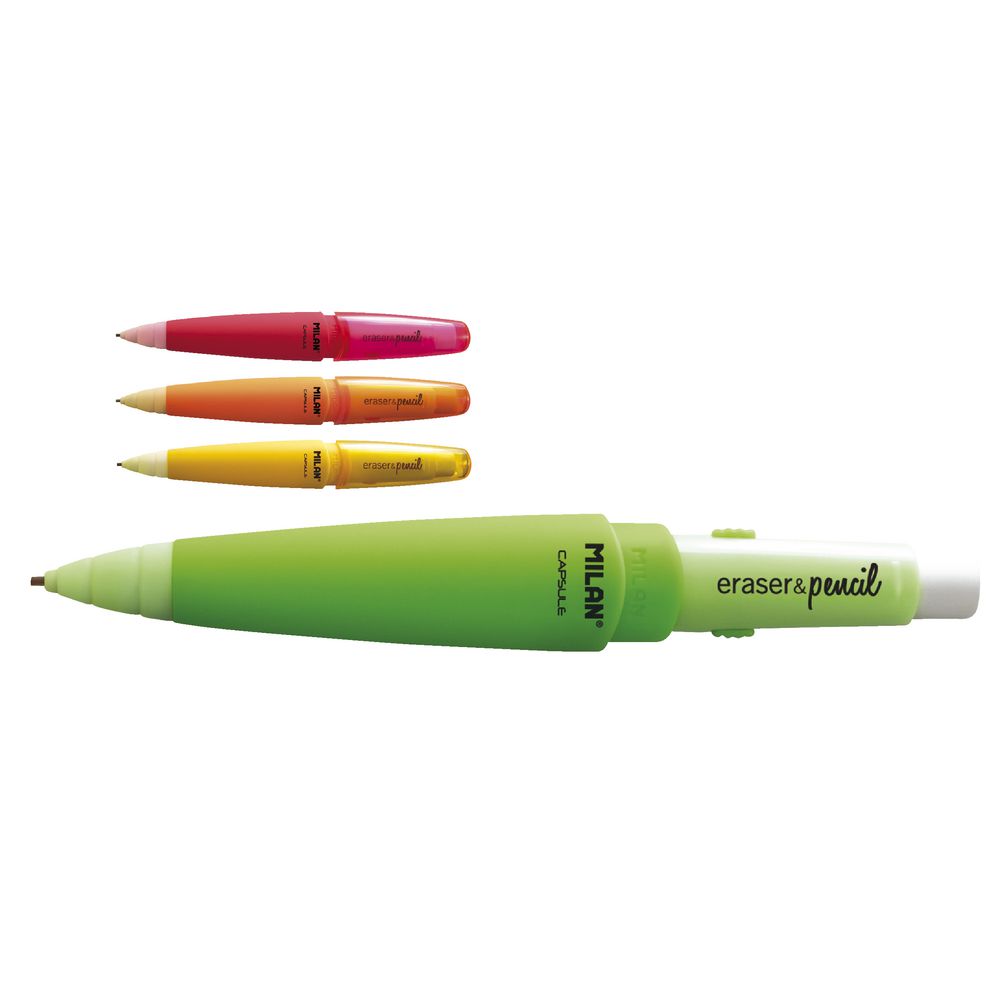 Milan Capsule Fluo Mechanical Pencil with Erasers