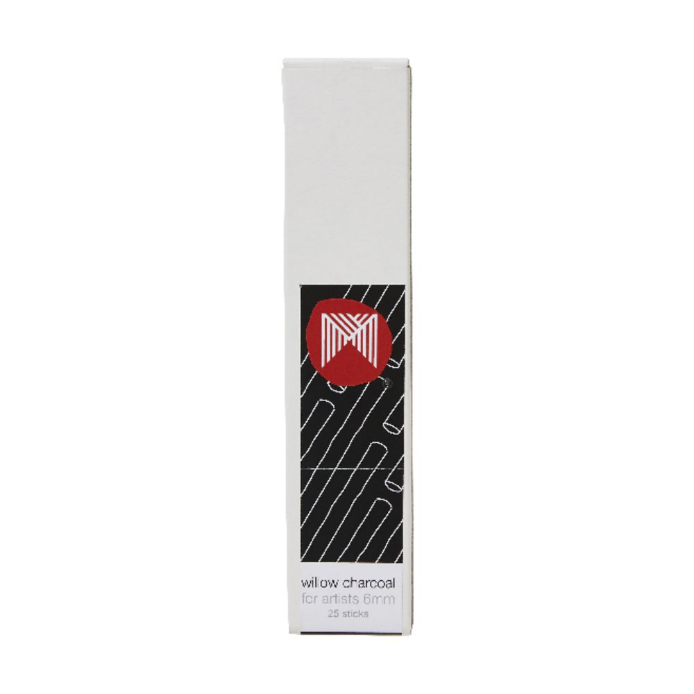 Micador for Artist Willow Charcoal 6mm 25 Pack