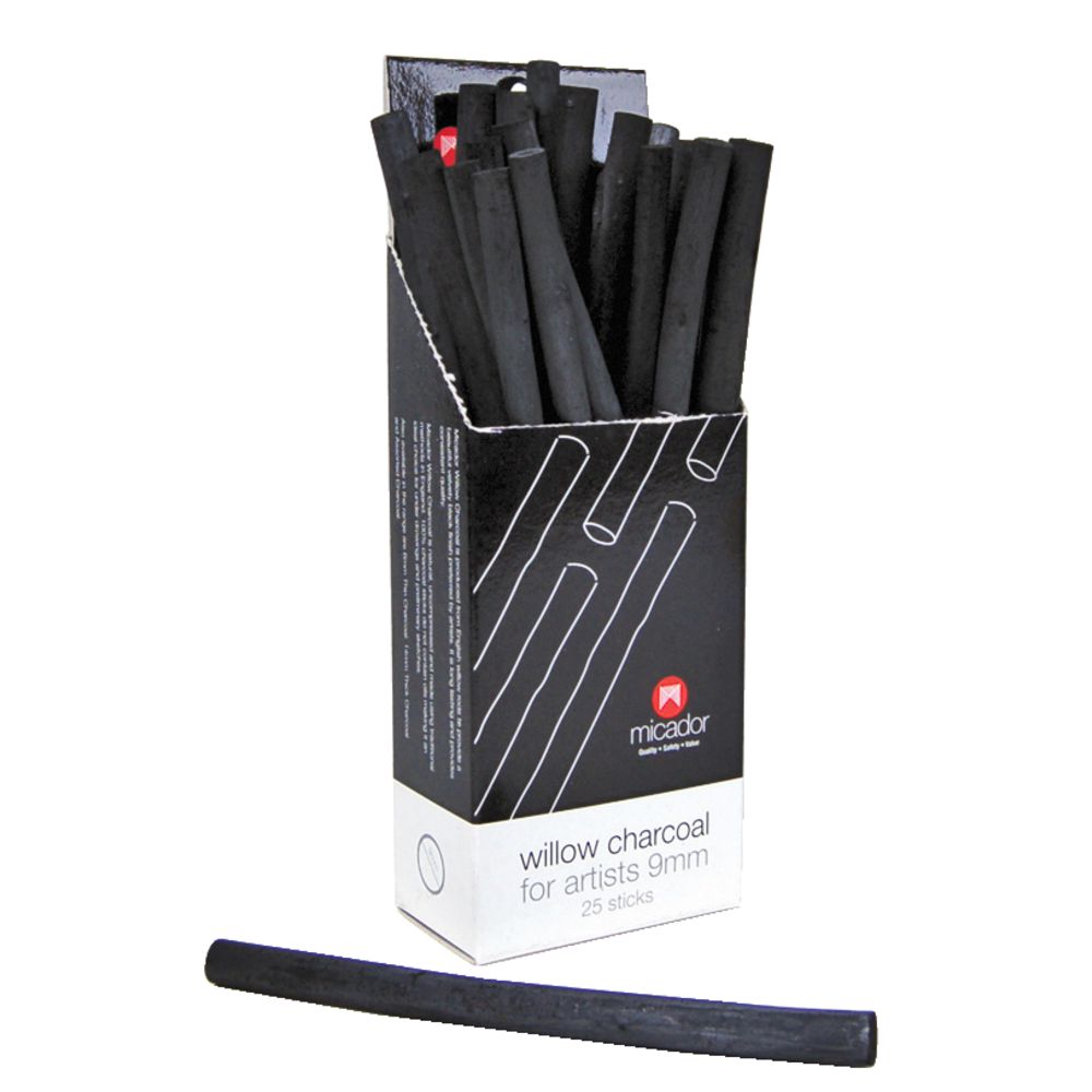 Micador Willow Charcoal 25 Pack