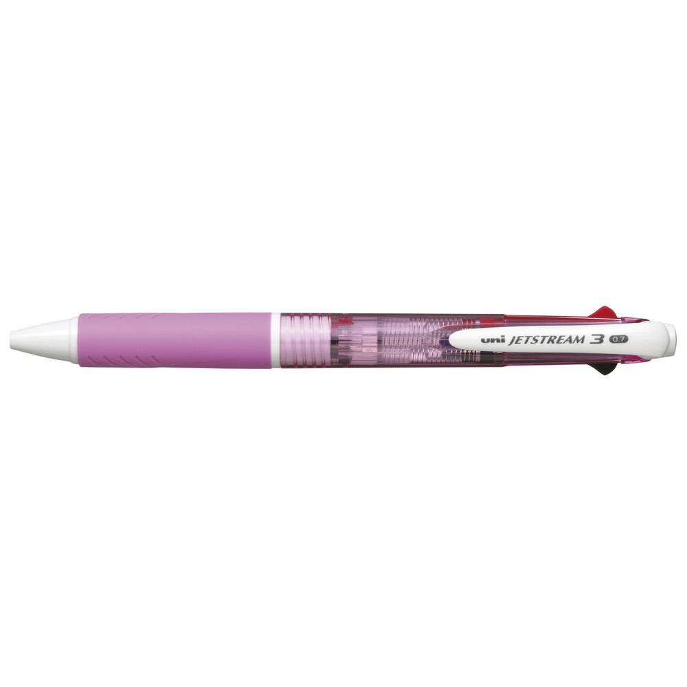 Uni Jetstream Retractable Rollerball Pen 3 Colours Pink
