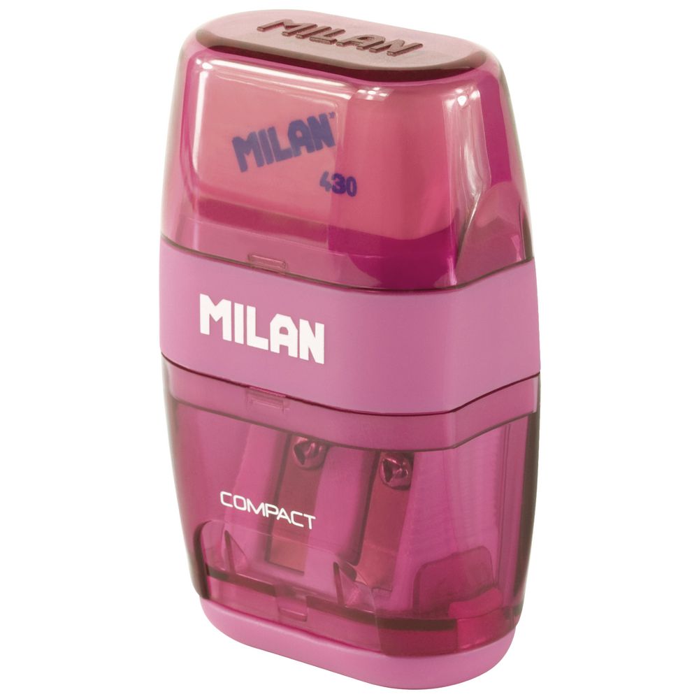 Milan Compact 2 Hole Sharpener Eraser