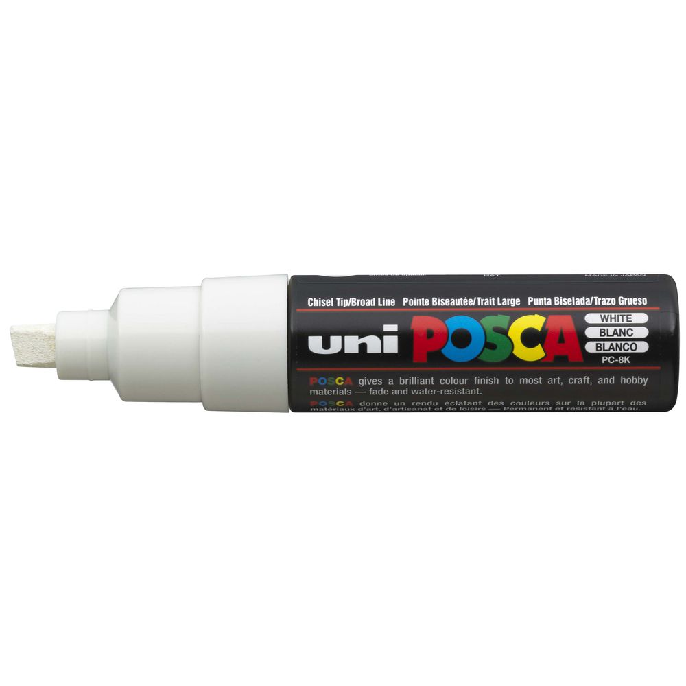 Uni POSCA PC-8K Poster Marker White