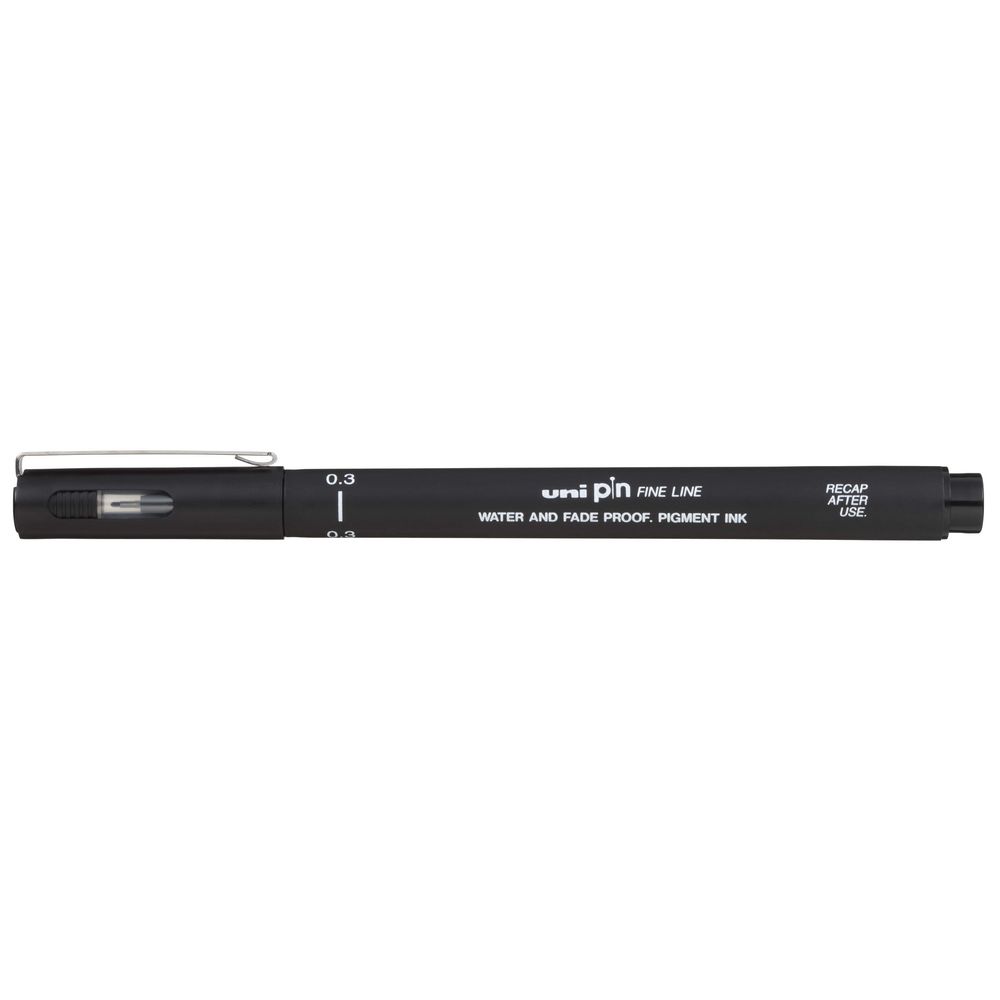 UNI Pin 0.3mm Fineliner Black