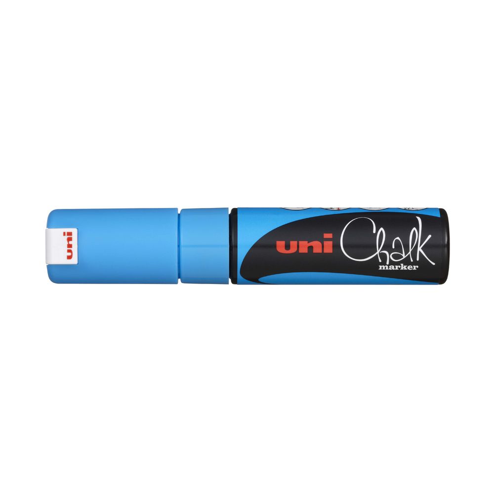 Uni Liquid Chalk Marker Chisel Tip Light Blue