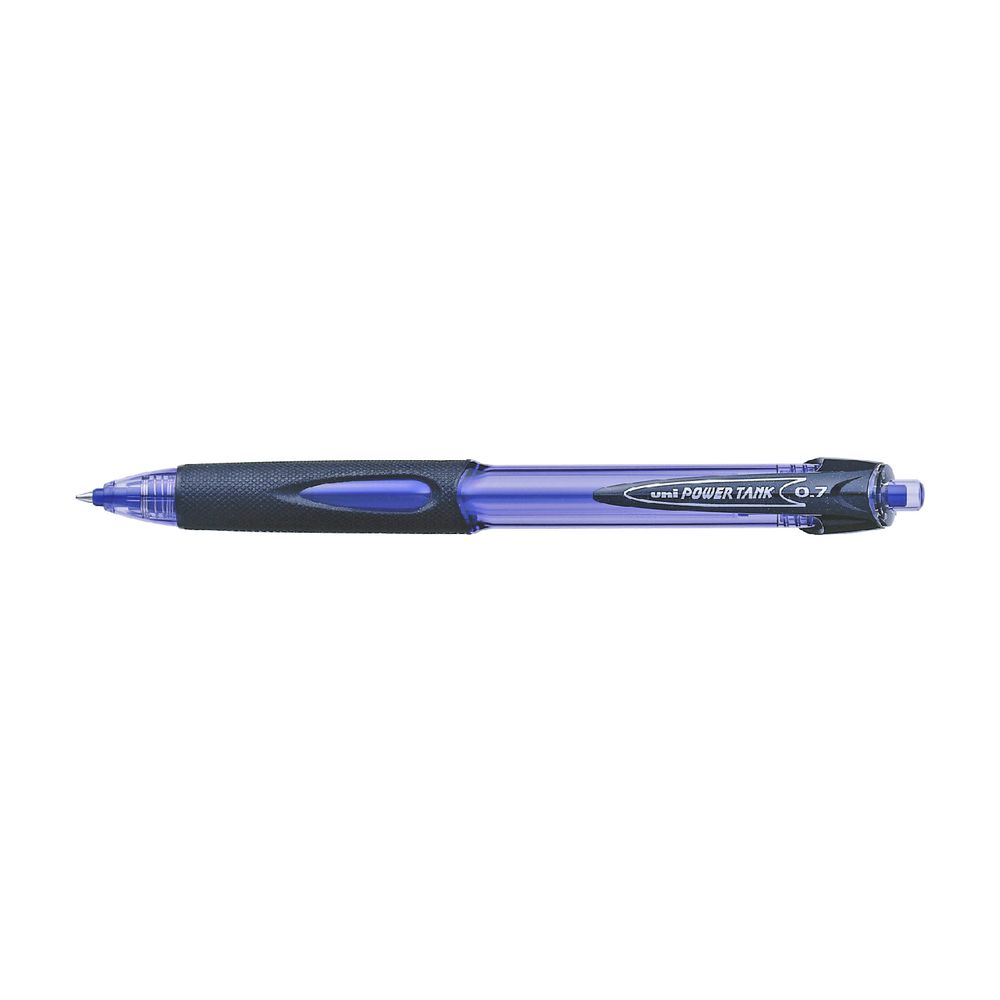 Uni PowerTank Fine Retractable Ballpoint Pen Blue