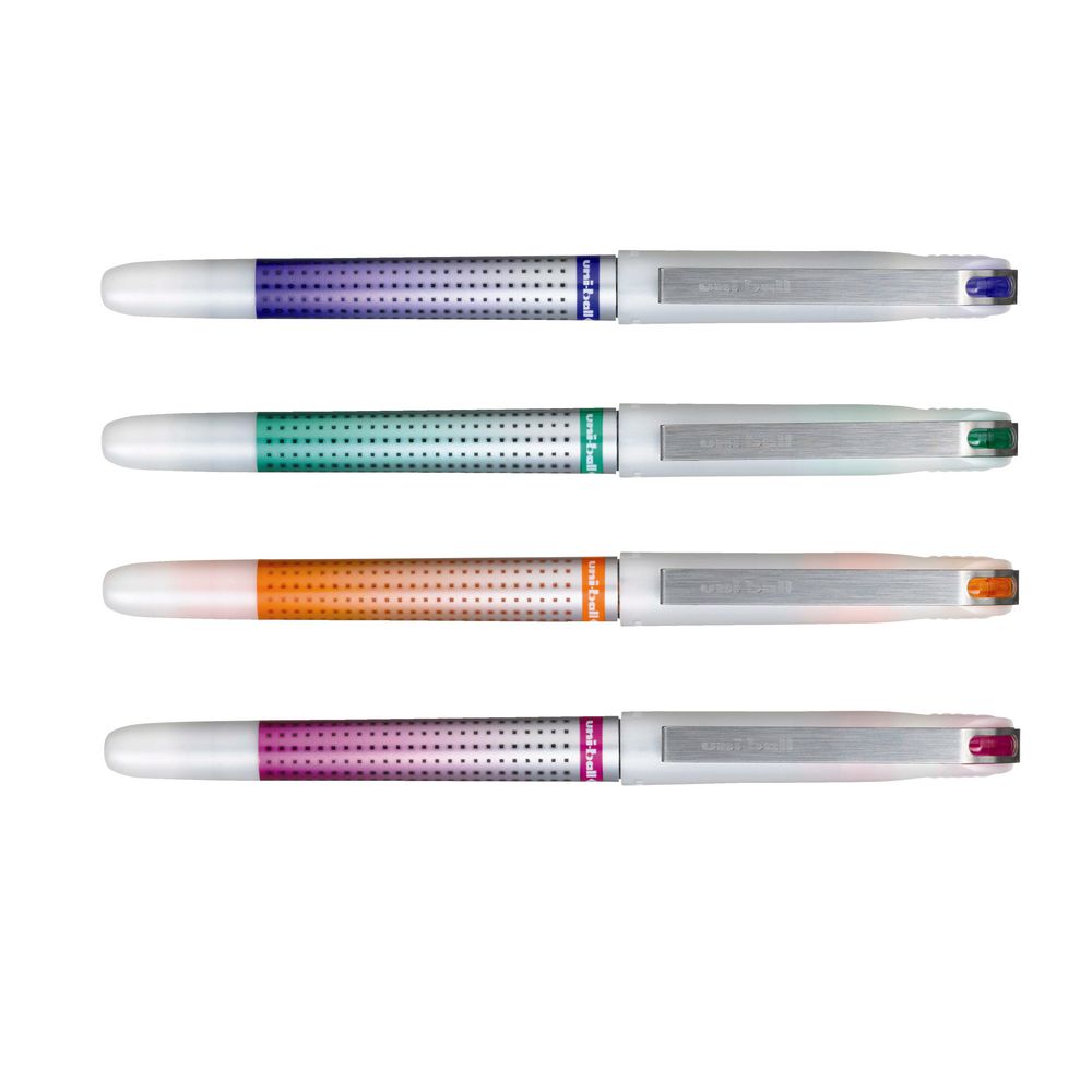 Uni-Ball Eye Needle Fine Rollerball Pens Fashion 4 Pack