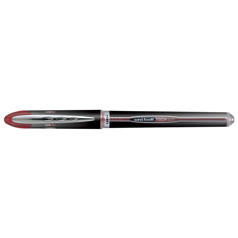 Uni-Ball Vision Elite Micro Rollerball Pen Red
