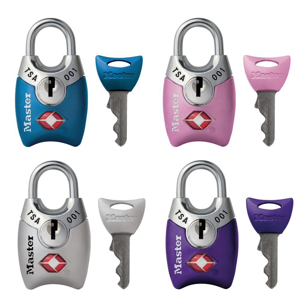 Master Lock 20mm TSA Luggage Padlock 4 Pack