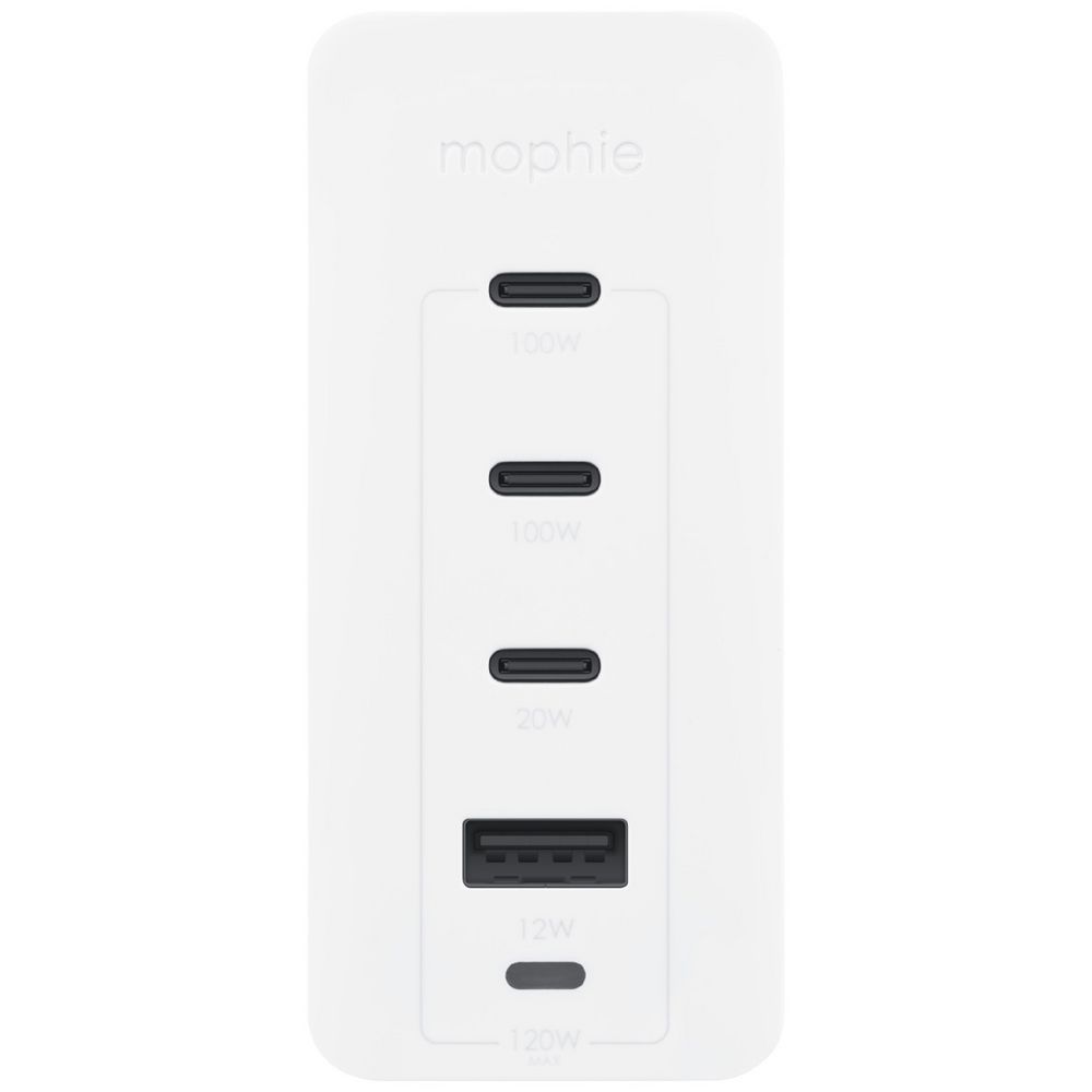 Mophie 120W 4 Port USB Wall Charger