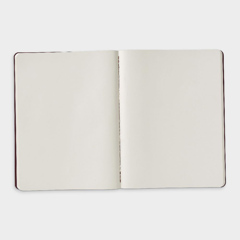 Moleskine Cahier Extra Large Notebook Plain 3 Pack Red