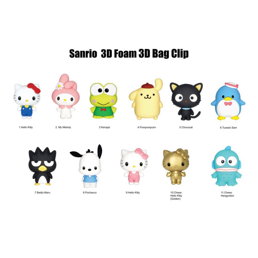 Officeworks Pvc PVC Bag Clip Blind Bag Hello Kitty Series 1 | Officeworks