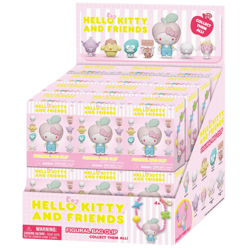Officeworks Pvc PVC Bag Clip Blind Bag Hello Kitty Bubble Tea Series | Officeworks