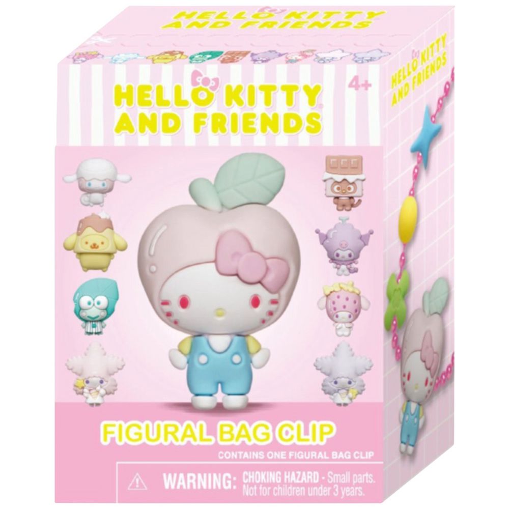 Officeworks Pvc PVC Bag Clip Blind Bag Hello Kitty Bubble Tea Series | Officeworks
