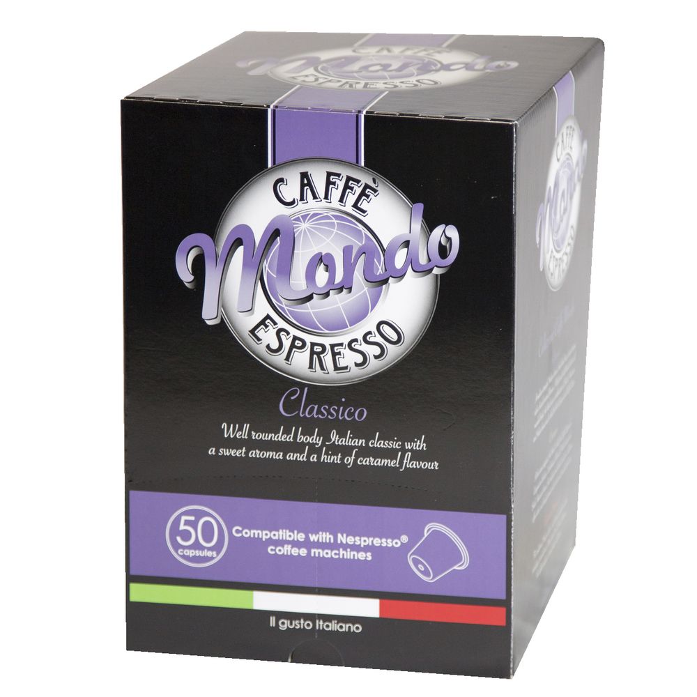 Caffe’ Mondo Classico Capsules 50 Pack