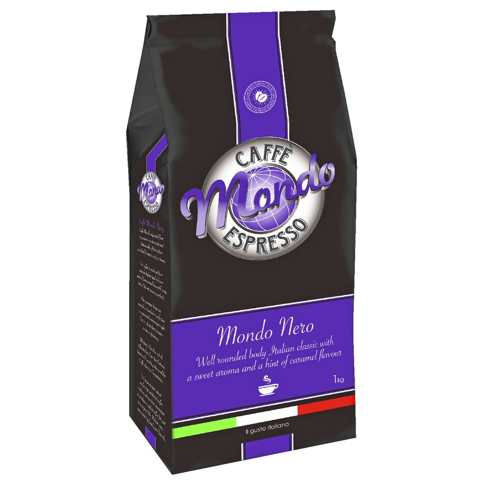 Caffe’ Mondo Nero Beans 1kg