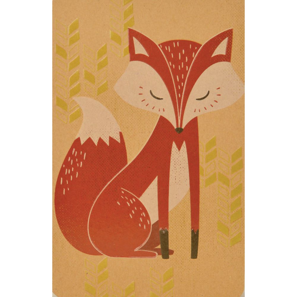 Card Couture All Occasion Blank Card Foxy