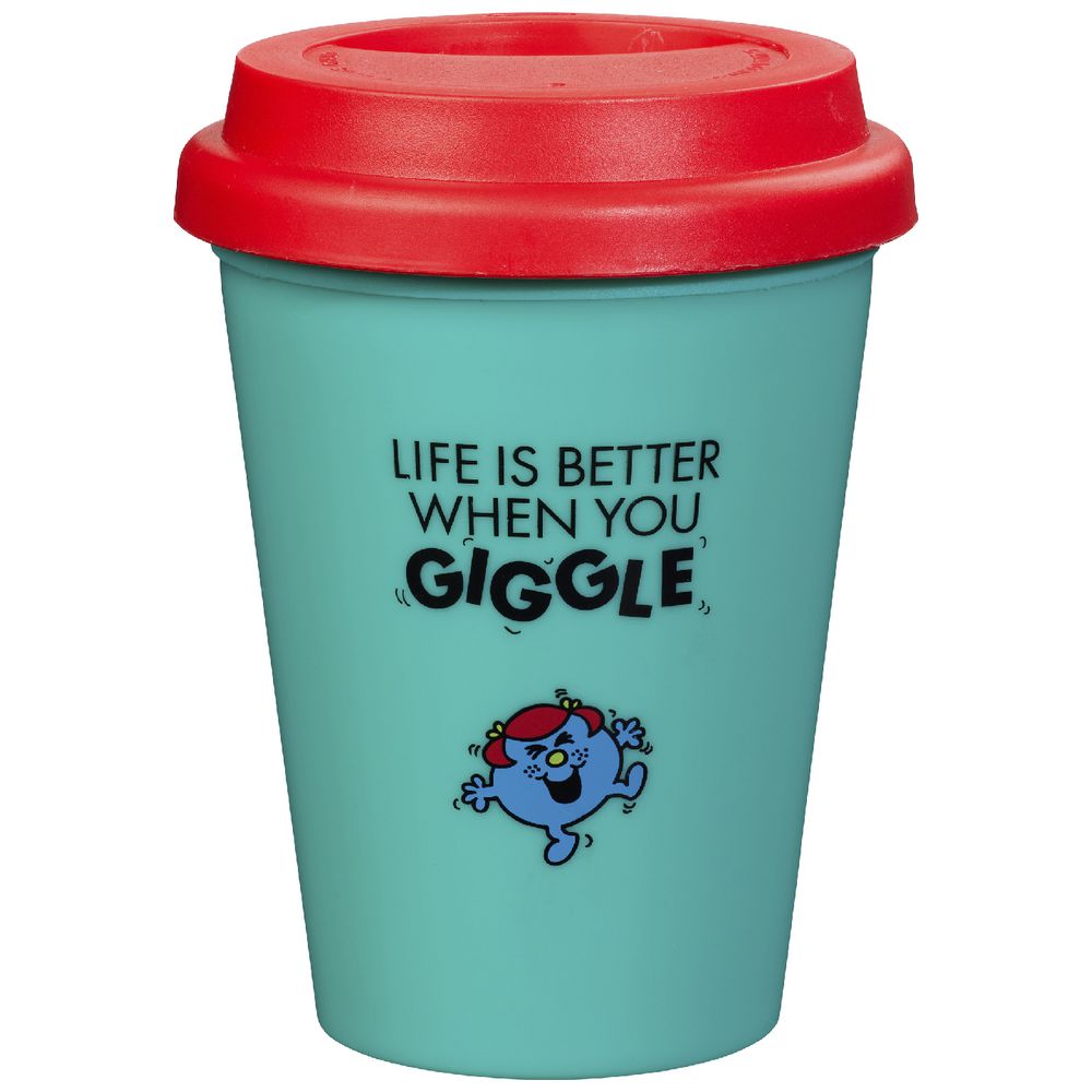 Mr Men Travel Mug Little Miss Giggles