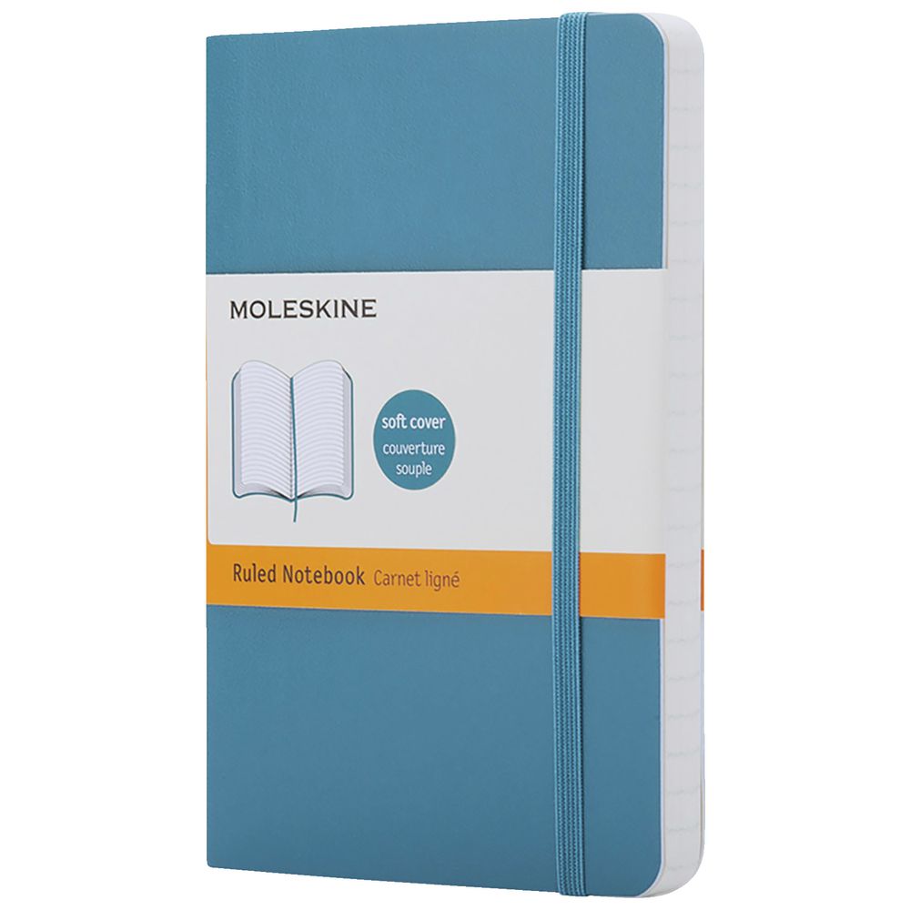 Moleskine Classic Soft Cover Notebook Underwater Blue