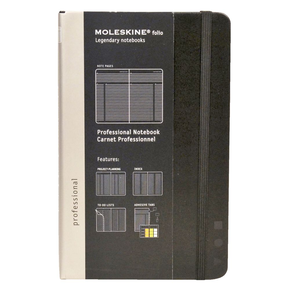 Moleskine Professional Meeting Notebook Large Black
