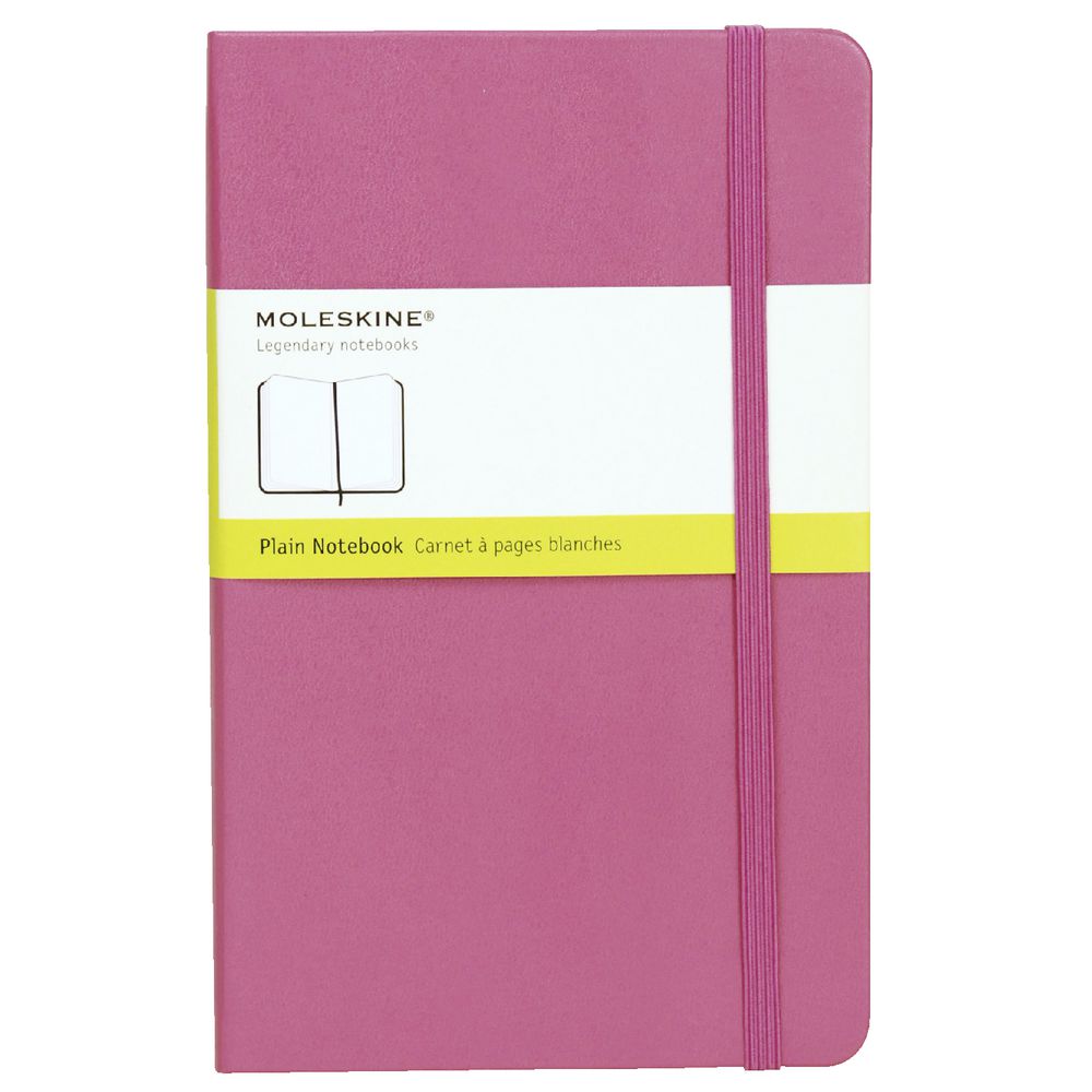 Moleskine Classic Hard Cover Plain Large Notebook Magenta