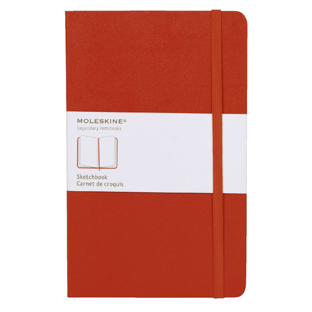 Moleskine Classic Hard Cover Large Sketch Book Red