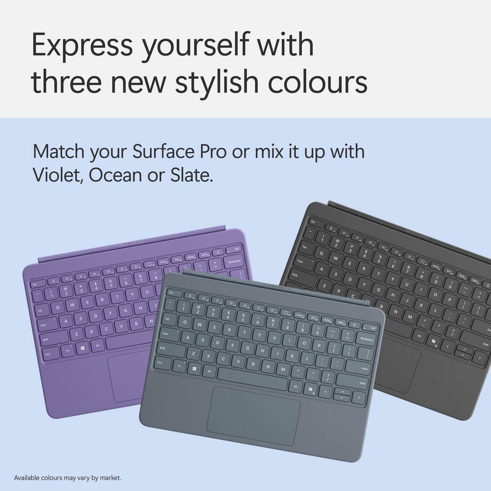Tipo Cover Con Tastiera Per Surface Pro 7,6,5,4,3 – Borgogna (Alcantara Firma)