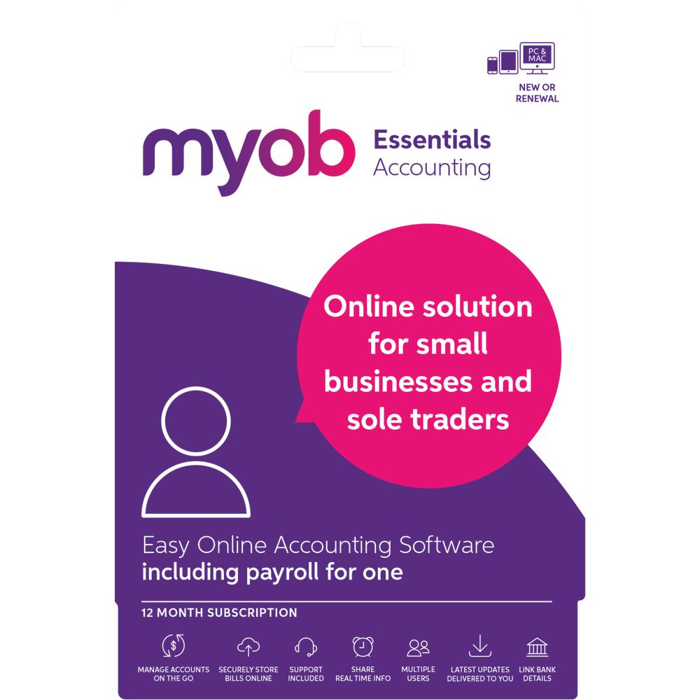 MYOB Essentials 12 Months Download
