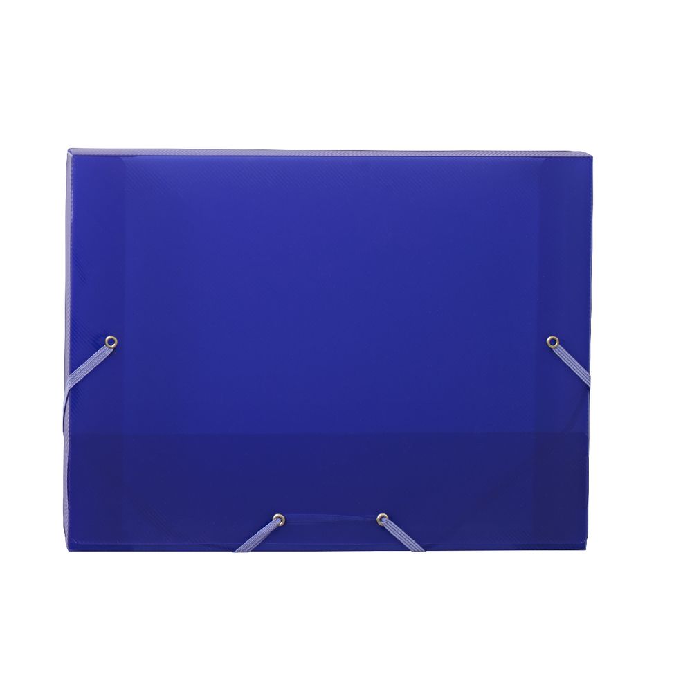Document Box A4 PP Elastic Closure Purple