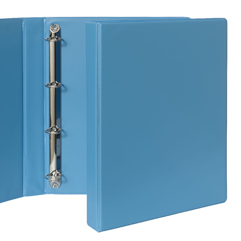 J.Burrows Binder A4 4 D-Ring 25mm Blue