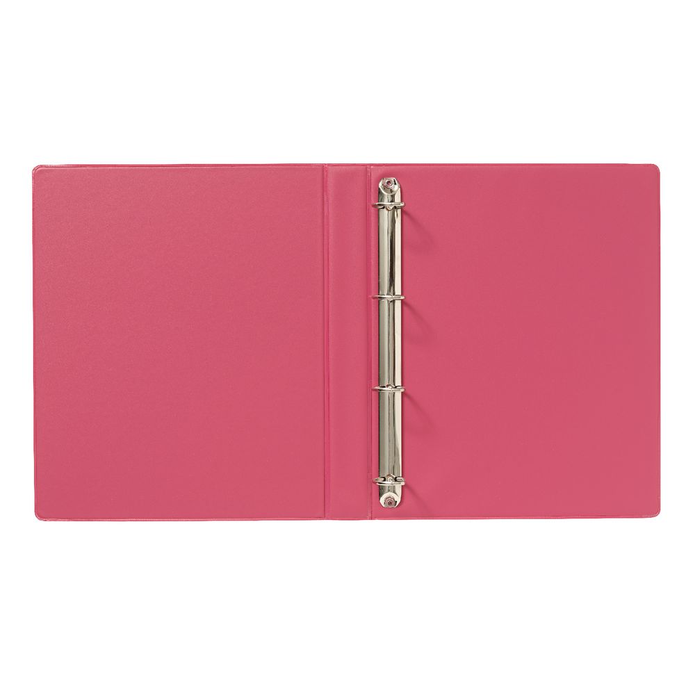 J.Burrows Binder A4 4 D-Ring 25mm Pink