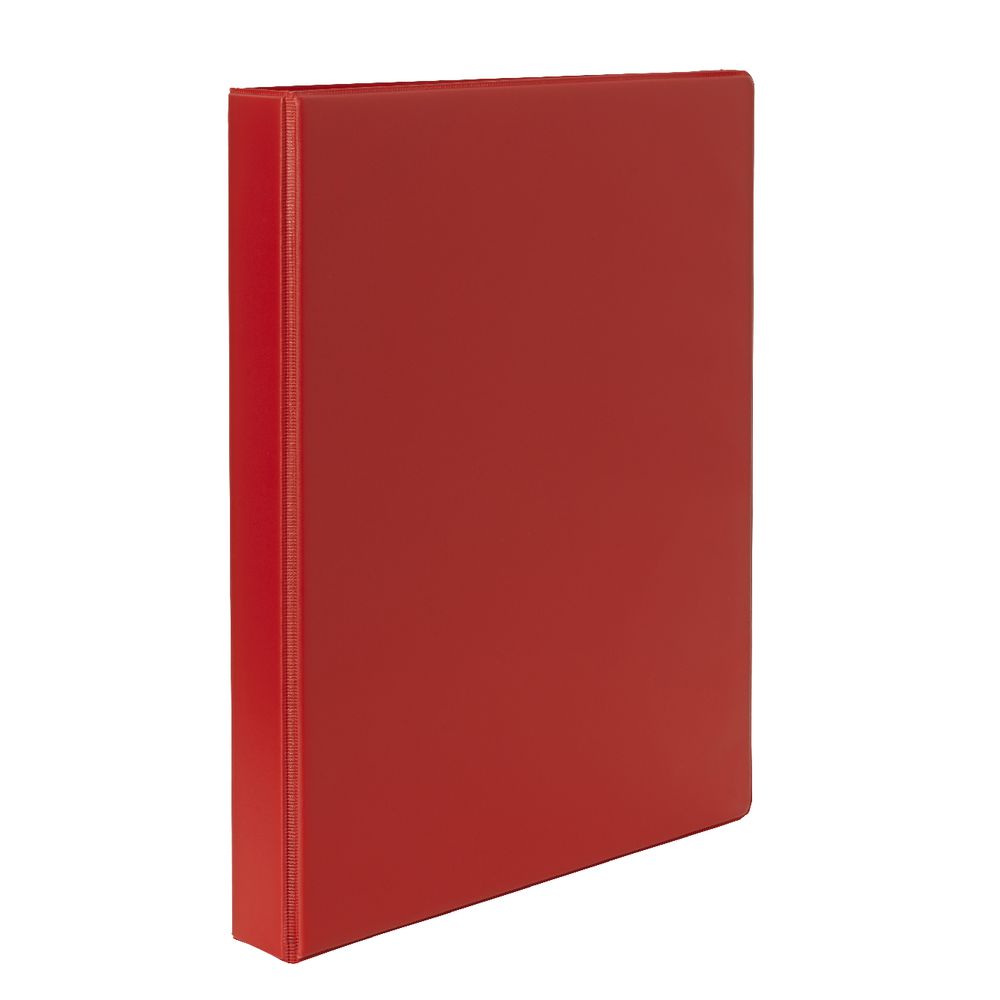 J.Burrows Binder A4 4 D-Ring 25mm Red