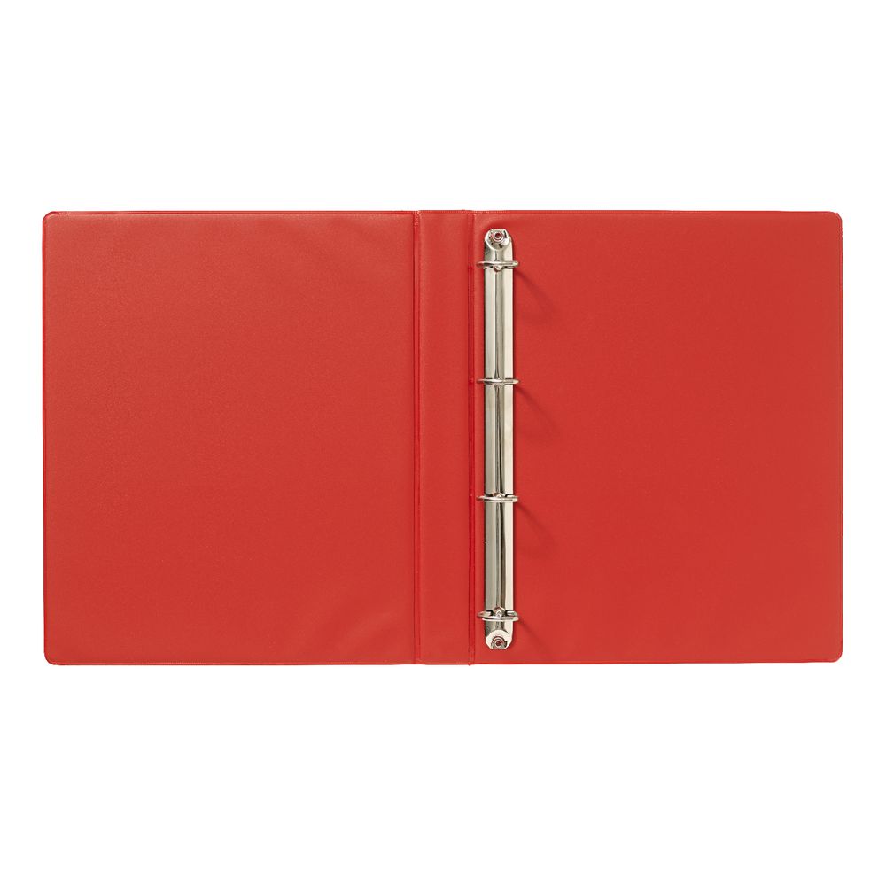 J.Burrows Binder A4 4 D-Ring 25mm Red