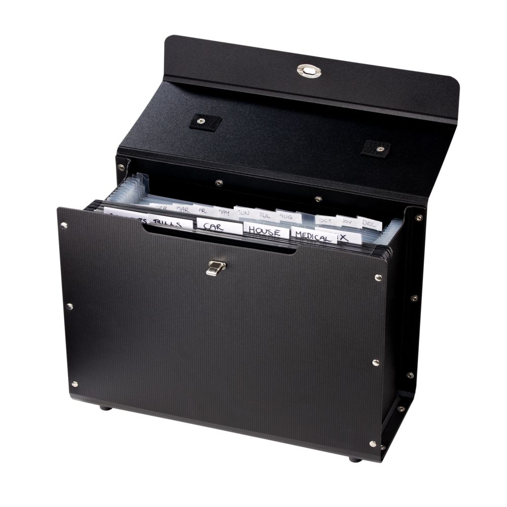 Expanding Carry File Black