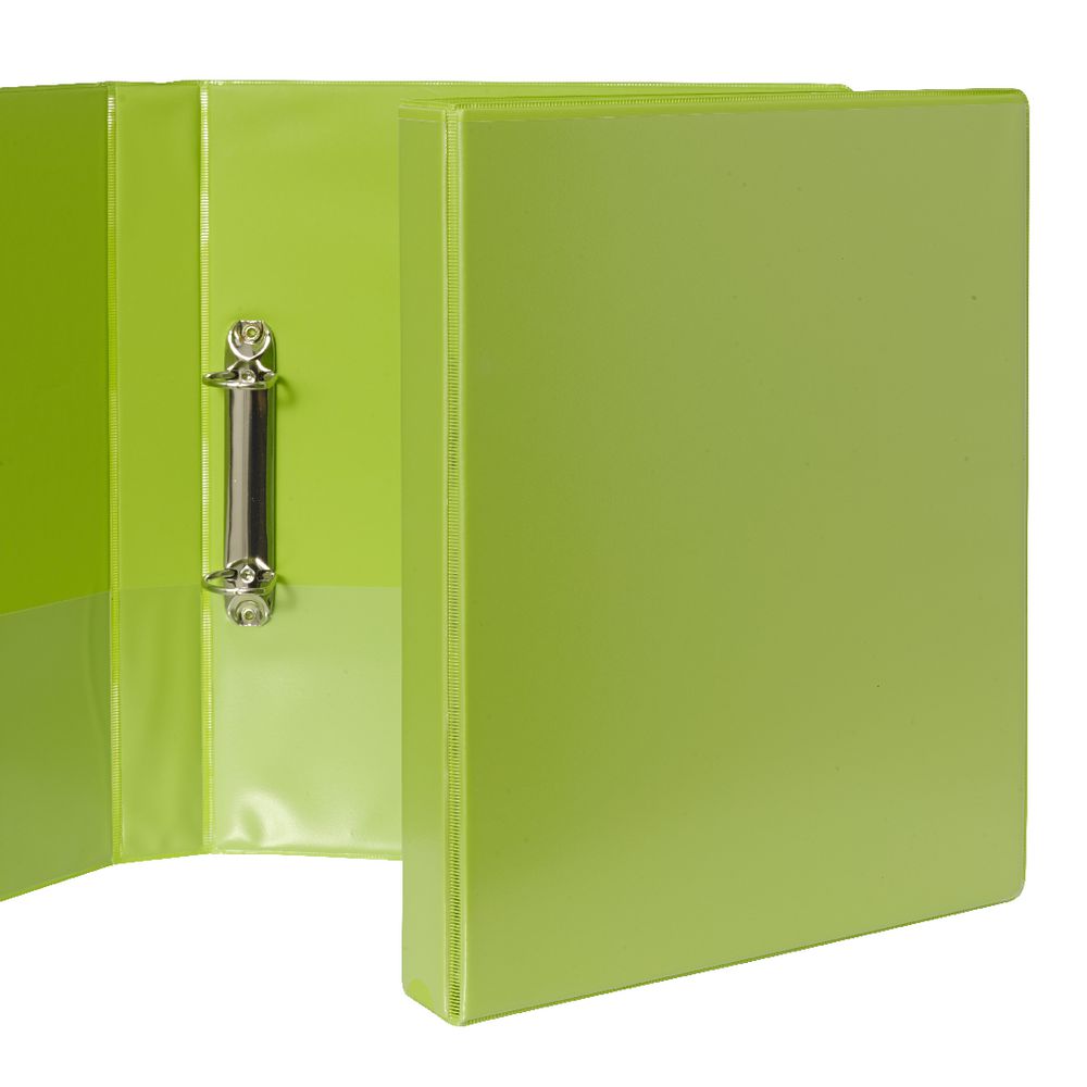J.Burrows Insert Binder A4 2 D-Ring 25mm Green