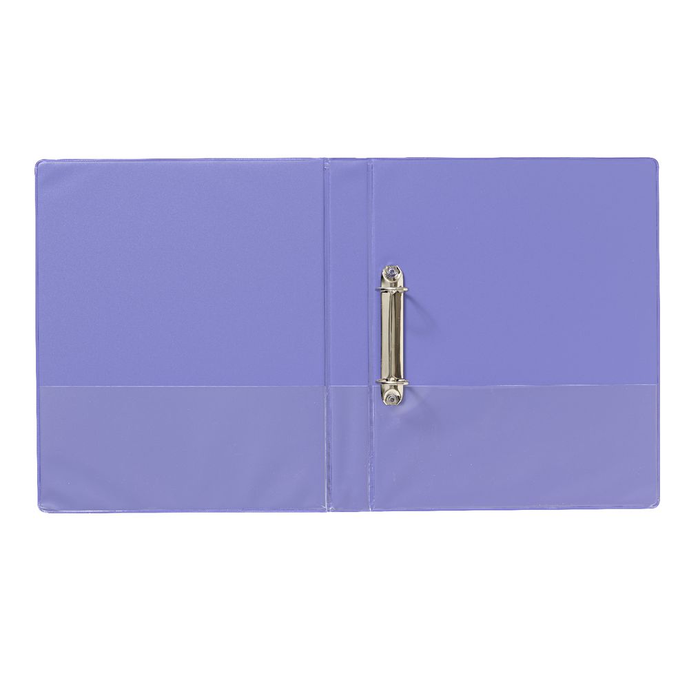 J.Burrows Insert Binder A4 2 D-Ring 25mm Purple