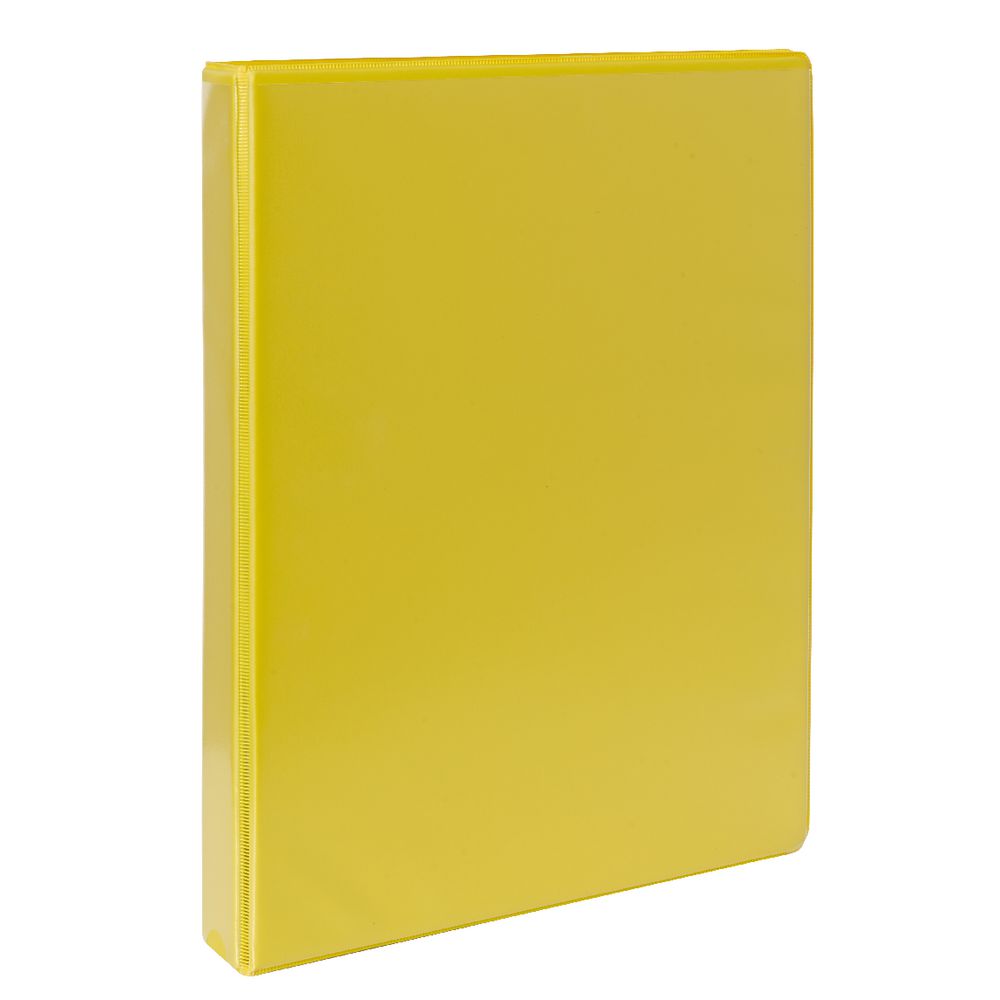 J.Burrows Insert Binder A4 2 D-Ring 25mm Yellow