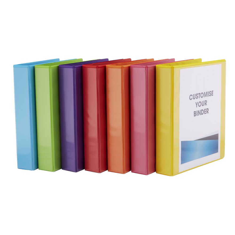 J.Burrows Insert Binder A4 3 D-Ring 38mm Orange