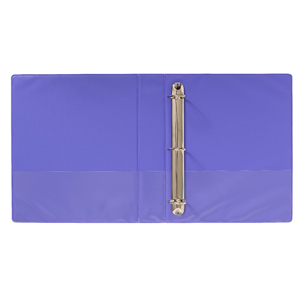 J.Burrows Insert Binder A4 3 D-Ring 38mm Purple