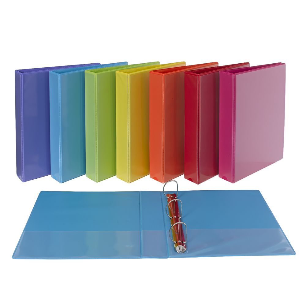 J.Burrows Insert Binder A4 3 D-Ring 38mm Orange
