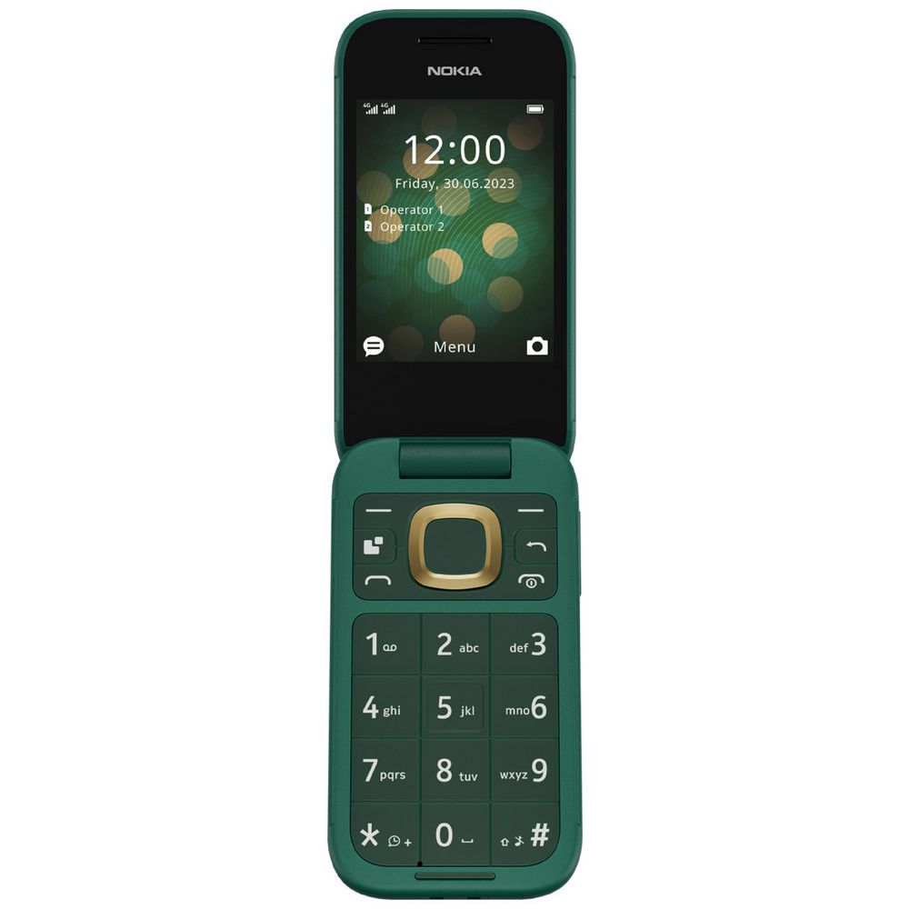 Nokia 2660 Flip Phone 32GB Lush Green Officeworks