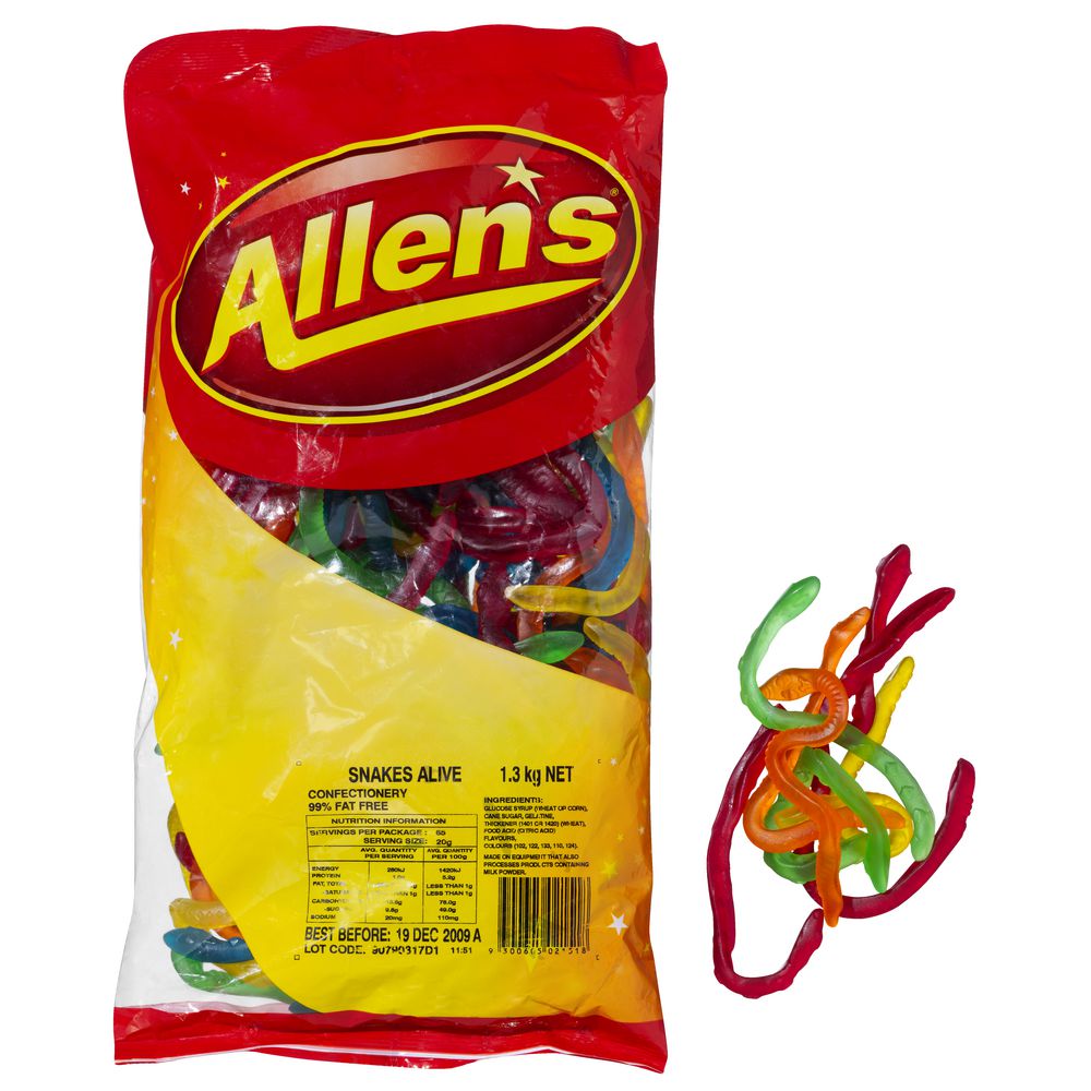 Allen's Snakes Alive 1.3kg Bag