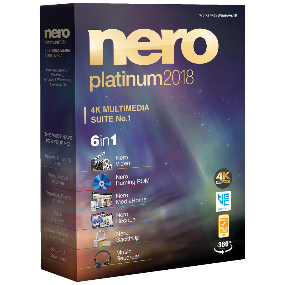 Nero 2018 Platinum Box