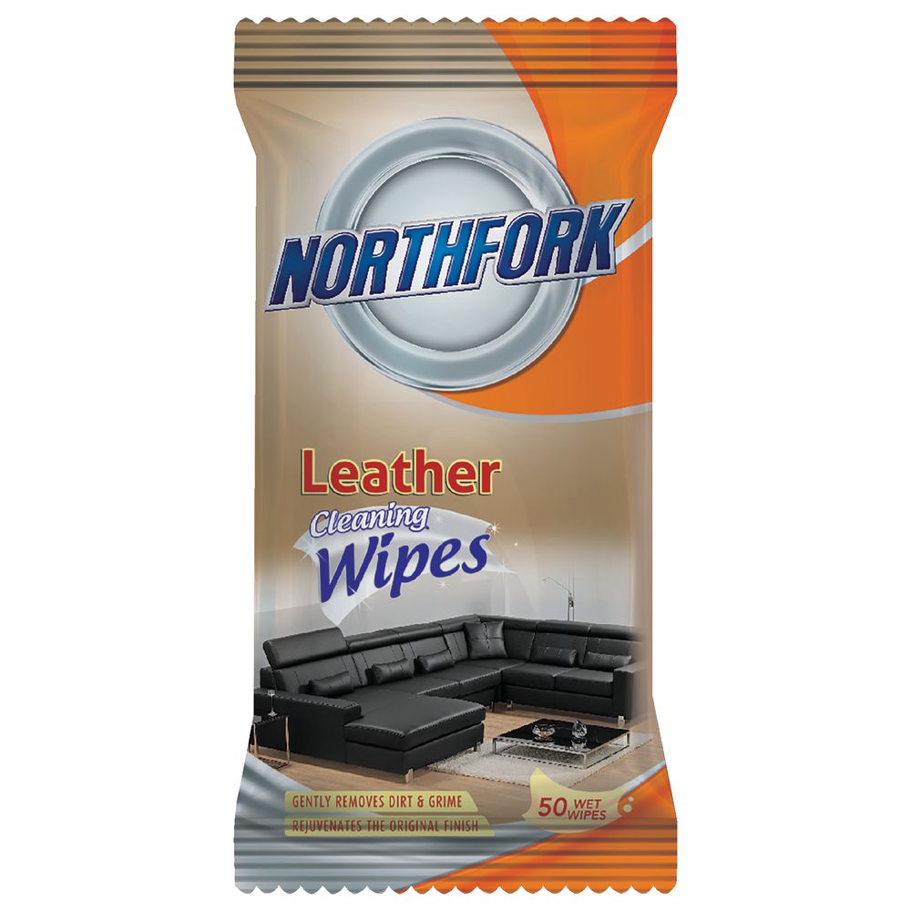 Northfork Leather Cleaning Wipes 50 Pack