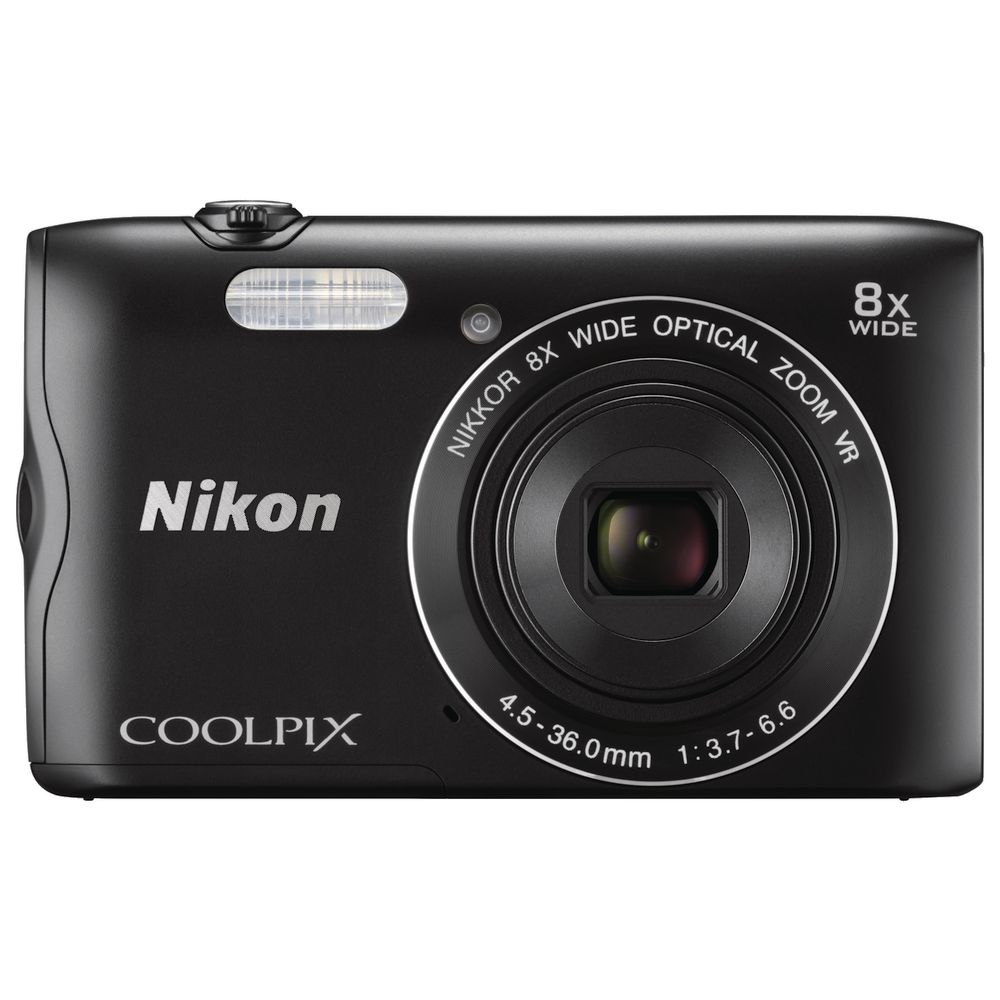 Nikon Coolpix Digital Camera Black A300